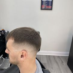 Clean fade haircut